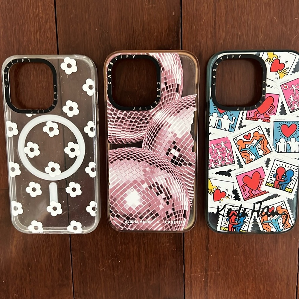 Set of 3 Casetify Phone Cases for iPhone 13 Pro
